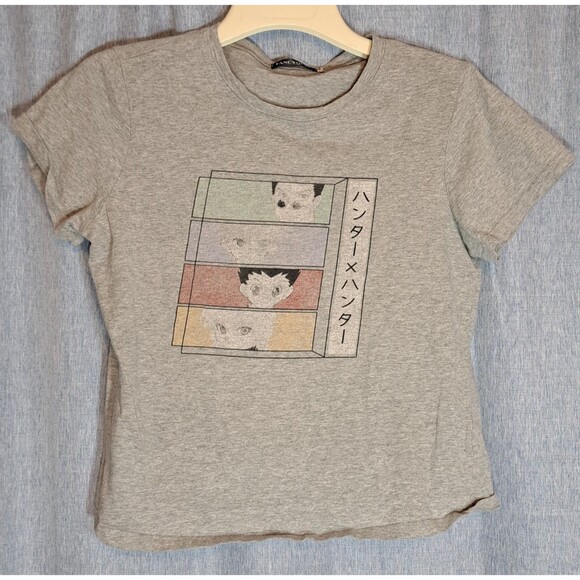 Hunter x Hunter T-shirt Short Sleeve Tee Youth Size Large Girls FancyQube Anime - Picture 1 of 4